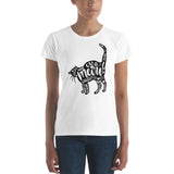Meow Typography Women's short sleeve t-shirt