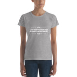I just want to show Dogs Women's short sleeve t-shirt