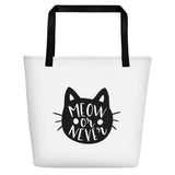Meow or never Beach Bag