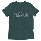 Keeshund Family Short sleeve t-shirt