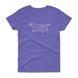 Beardie on the Run Women's short sleeve t-shirt