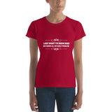 I just want to show Dogs Women's short sleeve t-shirt