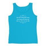 One bad relationship away Ladies' Tank