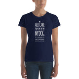 All I care about is my Dog Women's short sleeve t-shirt