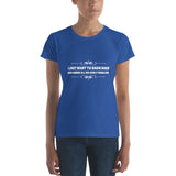 I just want to show Dogs Women's short sleeve t-shirt
