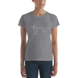 Whippet Stick Dog Women's short sleeve t-shirt