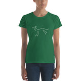 Whippet Stick Dog Women's short sleeve t-shirt