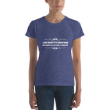 I just want to show Dogs Women's short sleeve t-shirt