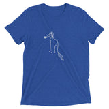 Saluki with Butterfly Short sleeve t-shirt