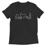 Keeshund Family Short sleeve t-shirt