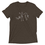 Whippet and Puppies Short sleeve t-shirt