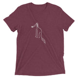 Saluki with Butterfly Short sleeve t-shirt