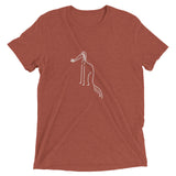 Saluki with Butterfly Short sleeve t-shirt