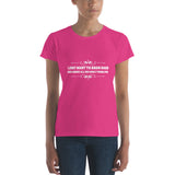 I just want to show Dogs Women's short sleeve t-shirt