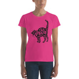 Meow Typography Women's short sleeve t-shirt