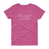 Beardie on the Run Women's short sleeve t-shirt