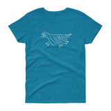 Beardie on the Run Women's short sleeve t-shirt