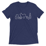Keeshund Family Short sleeve t-shirt