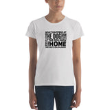 What happens at the Dog show Women's short sleeve t-shirt