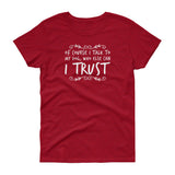 Of course I talk to my Dog Women's short sleeve t-shirt