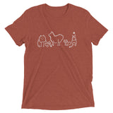 Keeshund Family Short sleeve t-shirt