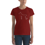 Boston Terrier Women's short sleeve t-shirt
