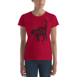 Meow Typography Women's short sleeve t-shirt