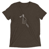 Saluki with Butterfly Short sleeve t-shirt
