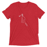 Saluki with Butterfly Short sleeve t-shirt