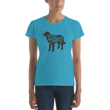 I like big mutts and I cannot lie Women's short sleeve t-shirt