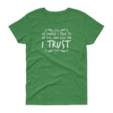Of course I talk to my Dog Women's short sleeve t-shirt