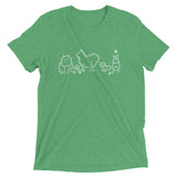 Keeshund Family Short sleeve t-shirt