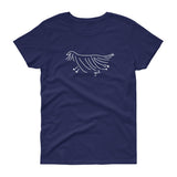 Beardie on the Run Women's short sleeve t-shirt