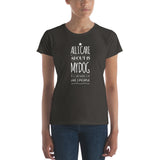 All I care about is my Dog Women's short sleeve t-shirt